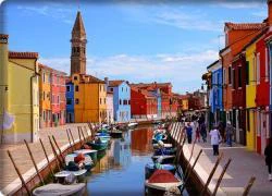 Ngắm Burano &#8211; khu phố sắc màu rực rỡ của Italy