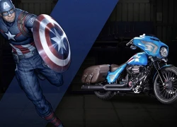 Ngắm Harley-Davidson phiên bản Captain America