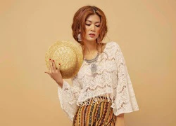 Oanh Yến mix đồ khéo léo với phong cách bohemian