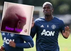 Paul Pogba trình làng kiểu tóc siêu dị trước ngày ra mắt MU