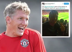 Schweinsteiger vẫn đến Old Trafford cổ vũ M.U