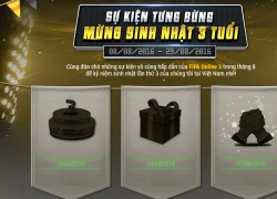 Sinh nhật FIFA Online 3 sẽ có ít nhất 3 sự kiện lớn, bắt đầu từ 12/8