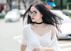 Thu Thủy sexy, phá cách với thời trang dạo phố