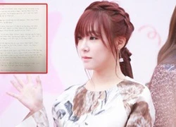 Tiffany (SNSD) bất ngờ chia sẻ bức thư xin lỗi viết tay thứ 2, bỏ theo dõi loạt người nổi tiếng