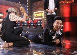 Trấn Thành bị Nam Thư, Anh Đức đánh trong game show