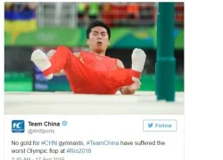 "VĐV Trung Quốc nợ người đóng thuế vì thất bại ở Olympic"