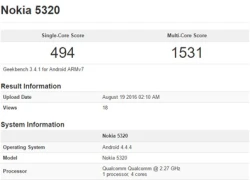 Xuất hiện điểm hiệu năng của smartphone Nokia chạy Android