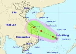 24 giờ tới, áp thấp nhiệt đới có thể mạnh lên thành bão