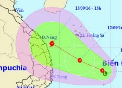 Áp thấp nhiệt đới mạnh lên, hướng vào Quảng Ngãi &#8211; Khánh Hòa