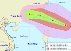 Bão MEGI giật cấp 14 tiến gần Biển Đông