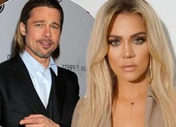 Brad Pitt được em gái Kim "siêu vòng 3" "để ý" chỉ sau 1 tuần ly hôn