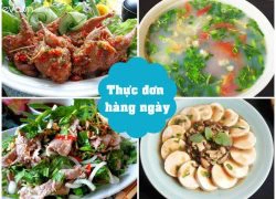 Bữa cơm ngon cho ngày oi bức