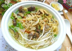 [Chế biến] - Bún mọc, thịt gà đơn giản mà ngon cho bữa sáng