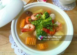 [Chế biến] &#8211; Canh rau củ thịt viên thơm ngon, thanh ngọt