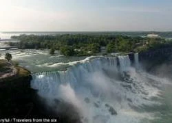 Chiêm ngưỡng vẻ đẹp hùng vĩ của thác nước Niagara từ trên cao