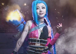 Cosplay cô nàng nghịch ngợm Jinx chuẩn không cần chỉnh trong Liên Minh Huyền Thoại