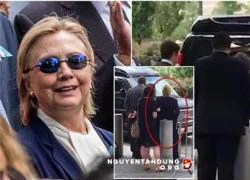 Hillary đứng không vững, bị viêm phổi