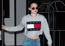 Jeans ống loe và crop top là bí quyết nối dài chân của sao