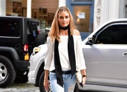 Kiểu khăn quàng khiến Olivia Palermo mê mẩn