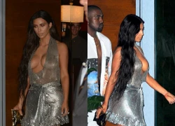 Kim Kardashian khoe vòng một với váy khoét ngực