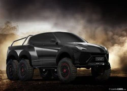 Lạ mắt với ảnh render Lamborghini Urus 6x6