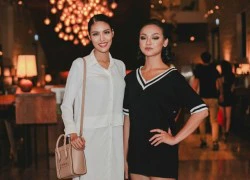 Lan Khuê, Mai Ngô diện áo giấu quần tập catwalk