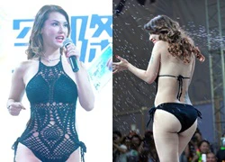 Maria Ozawa diện áo tắm giao lưu với khán giả