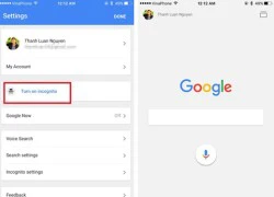 Google Search thêm tính năng tìm kiếm ẩn danh cho iPhone