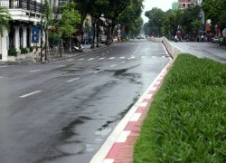 Một Hà Nội vắng vẻ, yên bình trong ngày Quốc Khánh