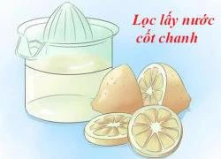 Muốn có mái tóc tỏa sáng, đừng bỏ qua nước chanh