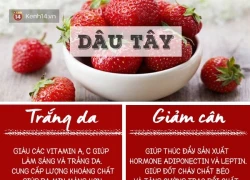 MUỐN VỪA LÀM TRẮNG DA VỪA GIÚP GIẢM CÂN, HÃY ĂN CÁC LOẠI QUẢ NÀY!