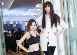 'Nấm lùn' Next Top Model lọt thỏm bên đàn chị cao 1,9 m