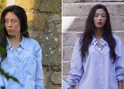 'Nhan sắc' gây giật mình của diễn viên đóng thế Jun Ji Hyun - Lee Min Ho