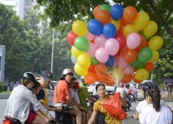 Những "quả bom di dộng" mang tên bóng bay hydro