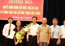 Ông Trần Văn Thêm yêu cầu bồi thường 8,3 tỉ đồng