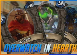 Phát sốt với sự kết hợp độc nhất vô nhị giữa các vị tướng Overwatch và lá bài Hearthstone