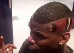 Pogba chơi trội 'thiết kế' rắn độc lên đầu