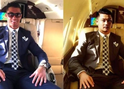 Ronaldo bị thanh niên Việt &#8220;mượn&#8221; phi cơ riêng, khoe ảnh sống ảo trên Facebook