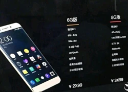 Siêu điện thoại LeEco Pro 3 dùng RAM 8GB sắp ra mắt