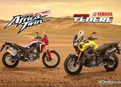 So găng Honda CRF1000L Africa Twin và Yamaha Super Tenere