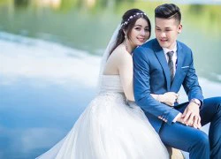 Thủ môn Lê Văn Hưng lãng mạn bên &#8216;nửa kia&#8217; xinh xắn