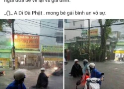 Thực hư bé gái bị nước cuốn mất tích trên phố Sài Gòn