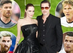 Tổng tài sản của Brad Pitt & Angelina Jolie đủ mua cả Ronaldo lẫn Messi