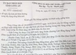 Trung ương "nợ" Long An 49 tỷ đồng tiền thưởng