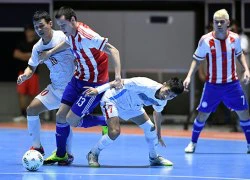 Tuyển futsal Việt Nam thua đậm Paraguay