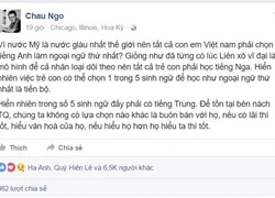 GS Ngô Bảo Châu: Học sinh chọn ngoại ngữ để học là tiến bộ