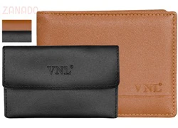 Ví nam VNL da bò phối VN2ZND23NB +Tặng kèm Ví Card SID49376