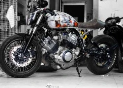 Yamaha XV750 độ cafe racer của biker Sài Gòn