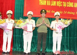 Ba lãnh đạo công an tỉnh được công nhận phó giáo sư