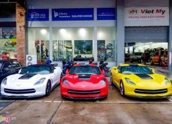 Ba xe thể thao Corvette Stingray tại TP.HCM